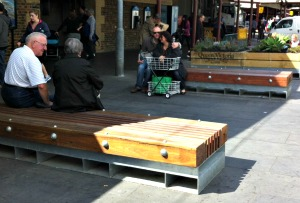 Vic Market seating Melbourne